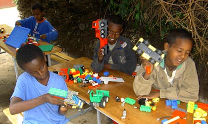 Orphans at IAS supported orphanage in Addis Ababa (Photo: Andreas Zetterlund)